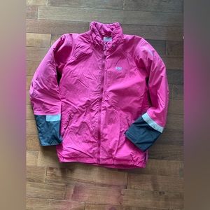 Helly Hansen Kids Girl Pink Winter Jacket sz 12